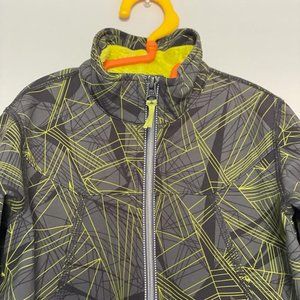 LLBEAN Wonderfleece Soft Shell Jacket Print Little Boys SIZE 5 - 6 years